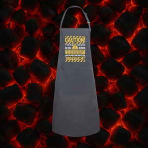 Caution Grillen - Grillschürze | Apron | Meatware