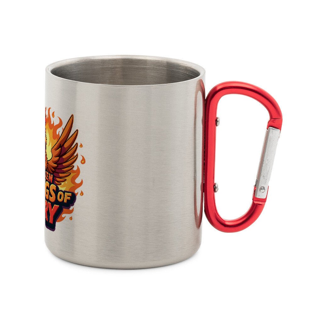 Chicken Wings of Fury - Edelstahl - Tasse mit Karabiner | Mug | Meatware