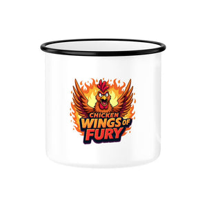 Chicken Wings of Fury - Emaille Tasse | Mug | Meatware