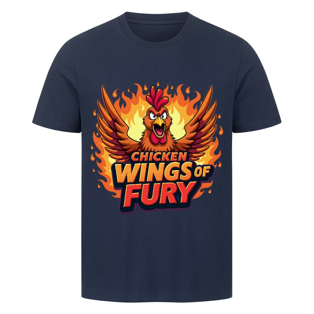 Chicken Wings of Fury - HigherBlanks Premium T-Shirt | T-Shirt | Meatware