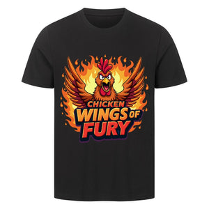 Chicken Wings of Fury - HigherBlanks Premium T-Shirt | T-Shirt | Meatware