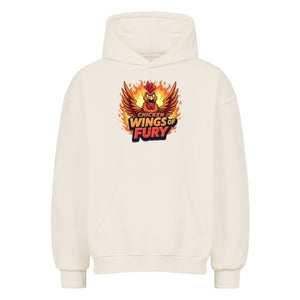 Chicken Wings of Fury - VACANCY Oversized Hoodie | Hoodie | Meatware