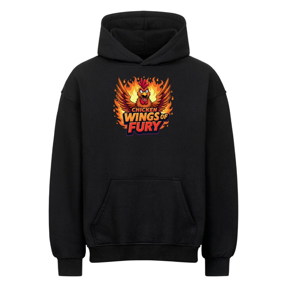 Chicken Wings of Fury - VACANCY Oversized Hoodie | Hoodie | Meatware