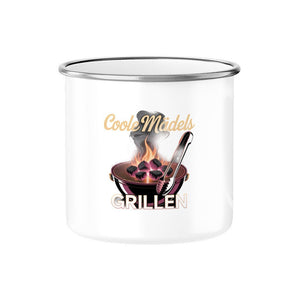 Coole Mädels grillen - Emaille Tasse | Mug | Meatware
