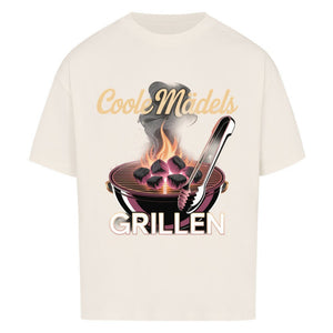 Coole Mädels grillen - VACANCY Oversized Shirt | T-Shirt | Meatware