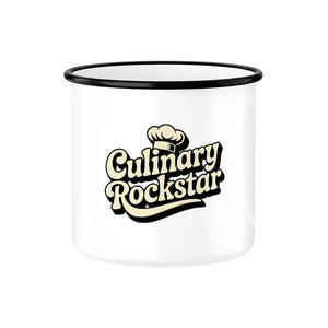 Culinar Rockstar - Emaille Tasse | Mug | Meatware