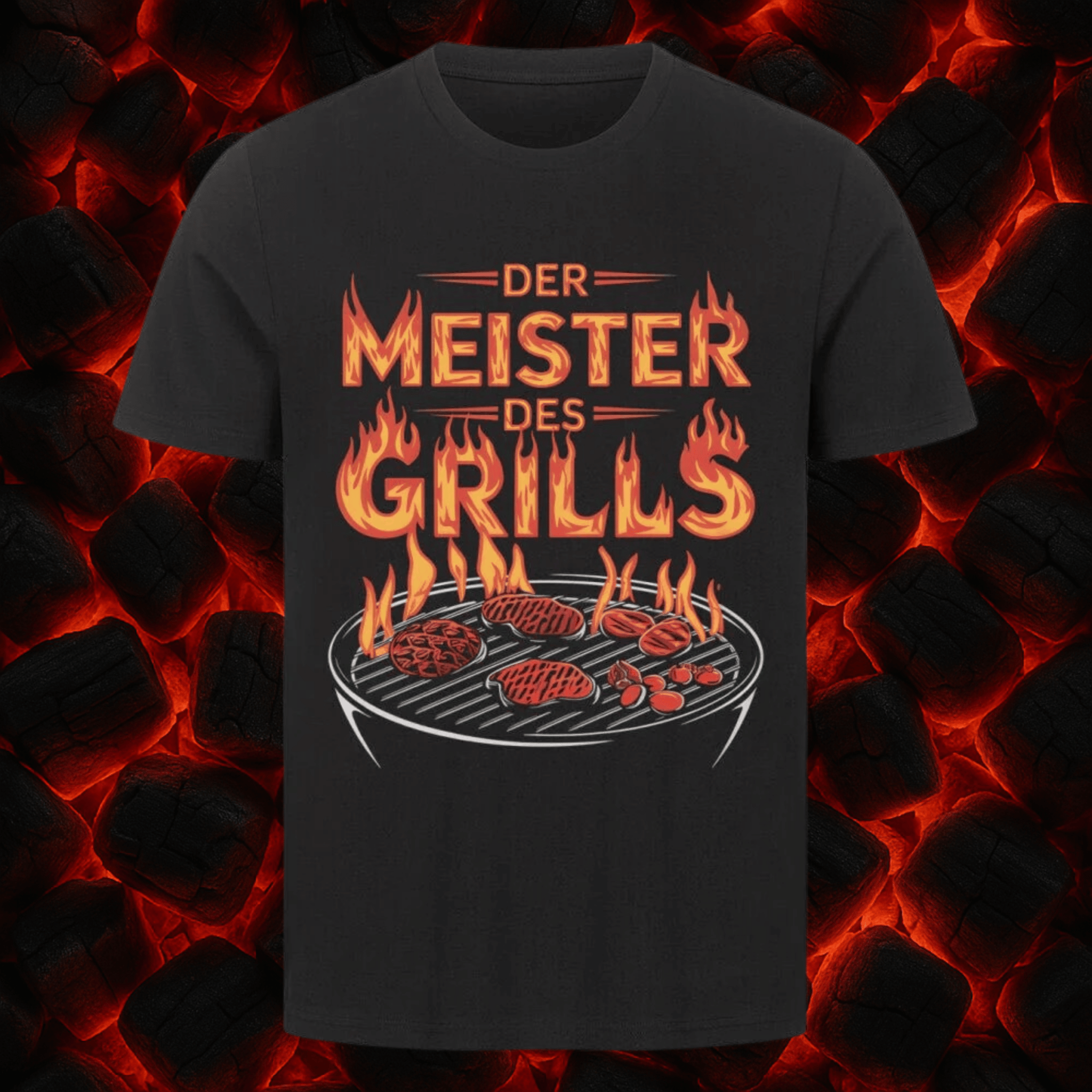 Der Meister des Grills - HigherBlanks Premium T-Shirt | T-Shirt | Meatware