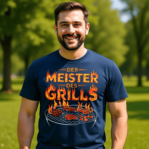 Der Meister des Grills - HigherBlanks Premium T-Shirt | T-Shirt | Meatware