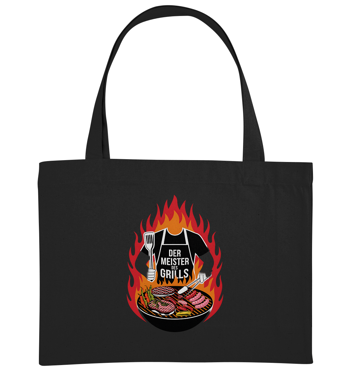Der Meister des Grills (ohne Kopf) - Organic Shopping Bag - Organic Shopping - Bag | Taschen | Meatware