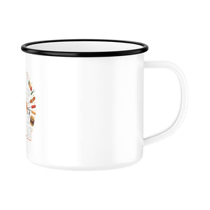 Eat Sleep Grill Repeat - Emaille Tasse | Mug | Meatware