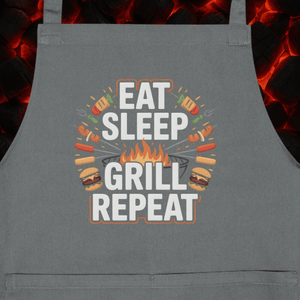 Eat Sleep Grill Repeat - Grillschürze | Apron | Meatware