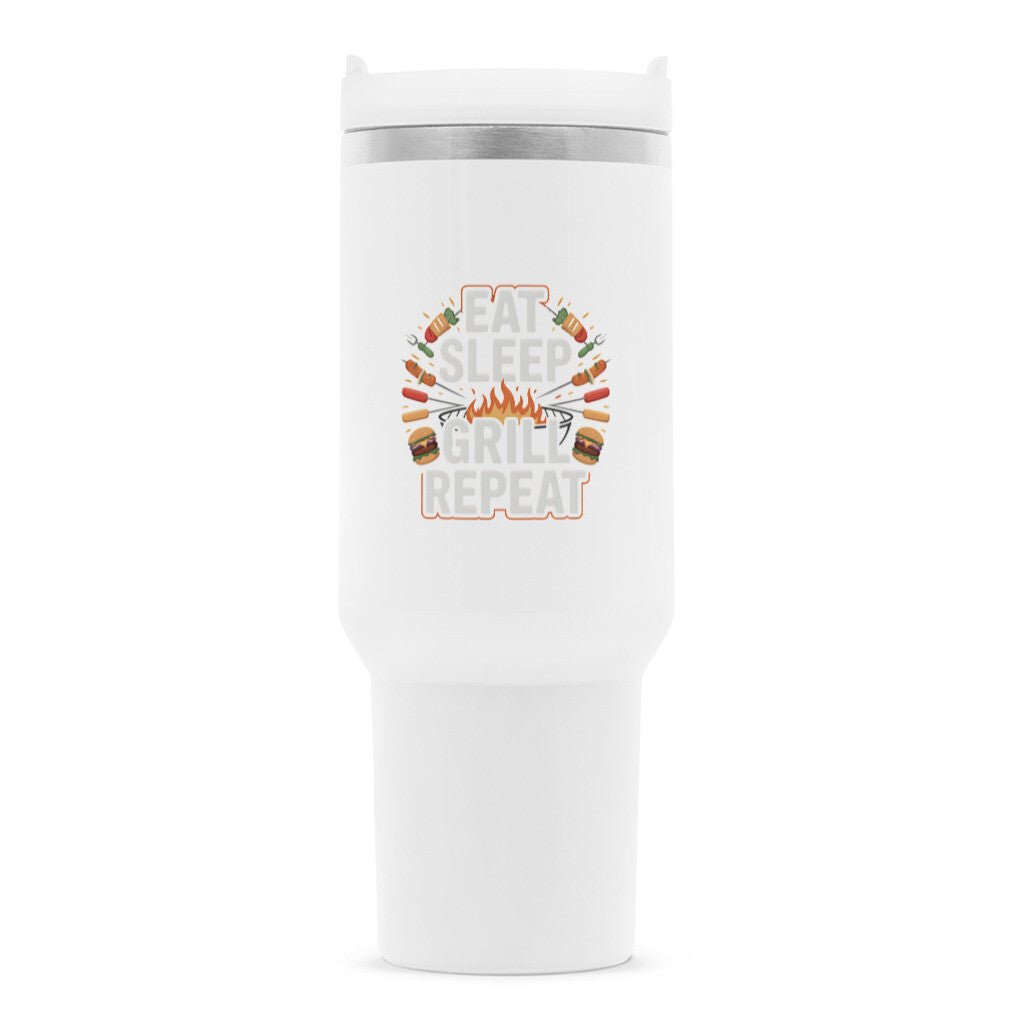 Eat Sleep Grill Repeat - Thermobecher | Mug | Meatware