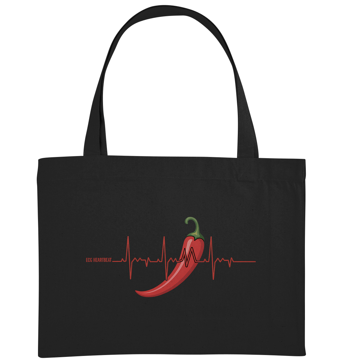 EGC Heartbeat Peperoni – - Organic Shopping - Bag | Taschen | Meatware