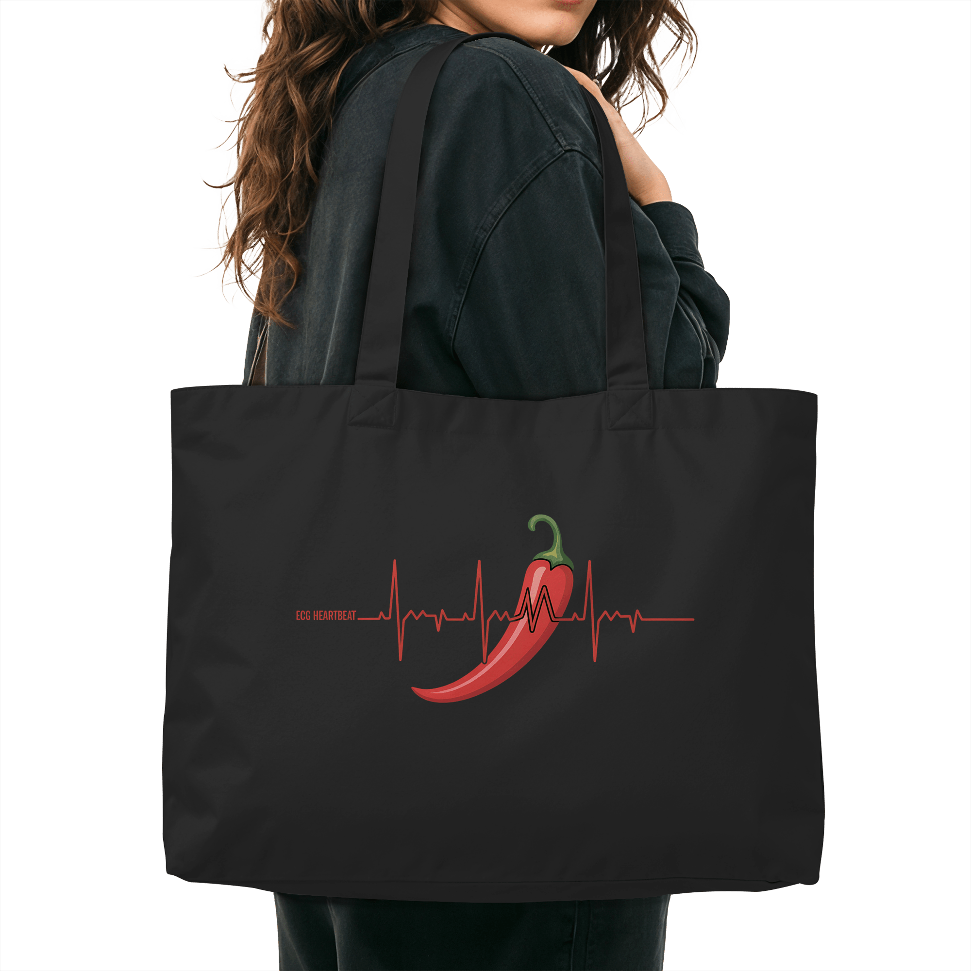 EGC Heartbeat Peperoni – - Organic Shopping - Bag | Taschen | Meatware