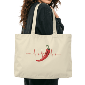 EGC Heartbeat Peperoni – - Organic Shopping - Bag | Taschen | Meatware