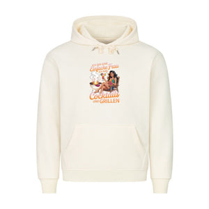Einfache Frau - Cocktails und Grillen - HigherBlanks Premium Hoodie | Hoodie | Meatware