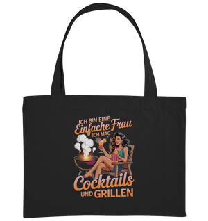 Einfache Frau - Cocktails und Grillen - Organic Shopping - Bag - Organic Shopping - Bag | Taschen | Meatware