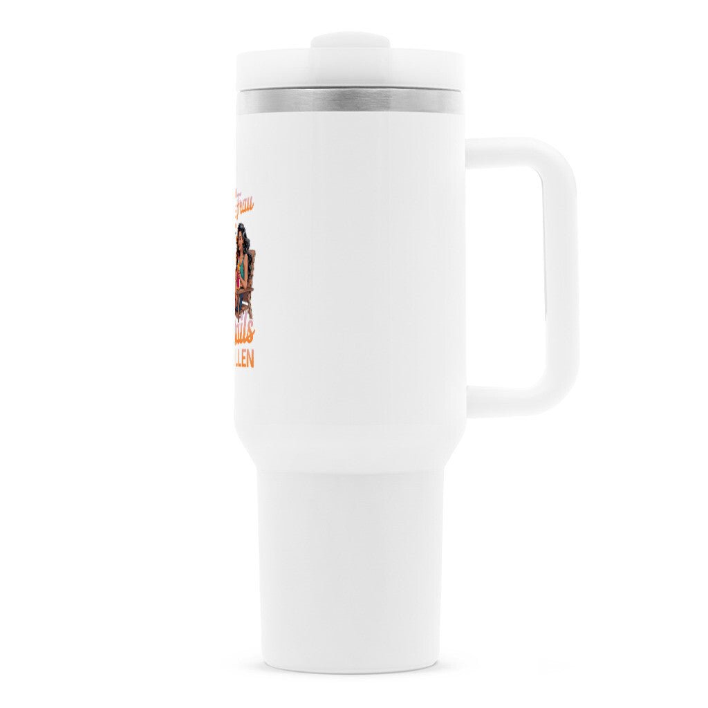 Einfache Frau - Cocktails und Grillen - Thermobecher | Mug | Meatware