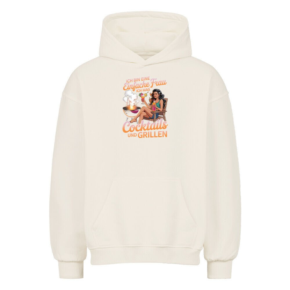 Einfache Frau - Cocktails und Grillen - VACANCY Oversized Hoodie | Hoodie | Meatware