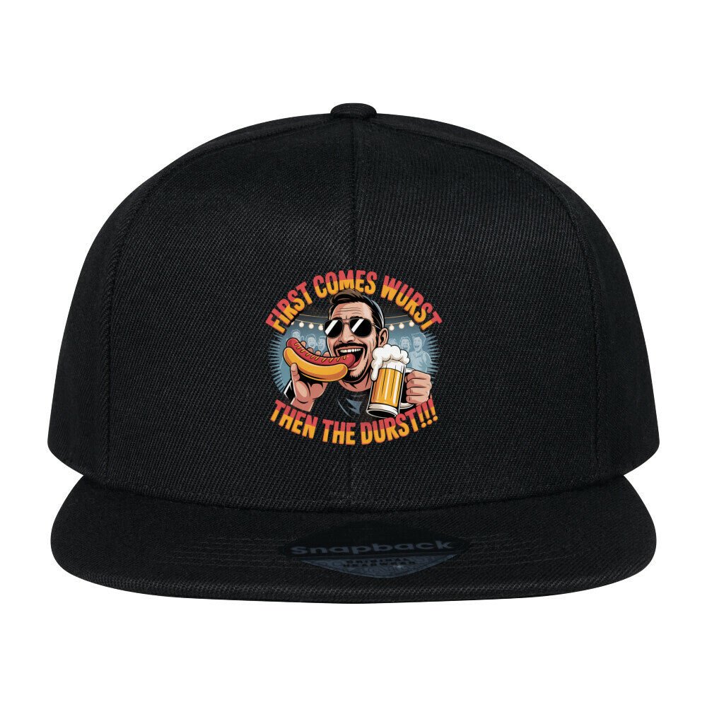 First comes the wurst then the Durst - Snapback Cap | Cap | Meatware