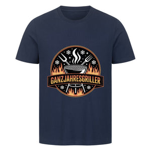 Ganzjahresgriller - Logo - HigherBlanks Premium T-Shirt | T-Shirt | Meatware