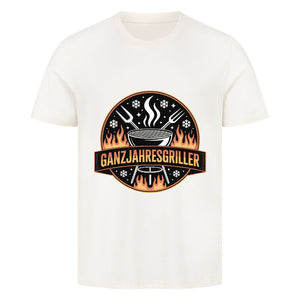 Ganzjahresgriller - Logo - HigherBlanks Premium T-Shirt | T-Shirt | Meatware