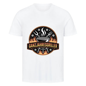 Ganzjahresgriller - Logo - HigherBlanks Premium T-Shirt | T-Shirt | Meatware