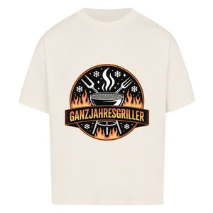 Ganzjahresgriller - Logo - VACANCY Oversized Shirt | T-Shirt | Meatware