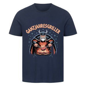 Ganzjahresgriller - Wikinger - HigherBlanks Premium T-Shirt | T-Shirt | Meatware