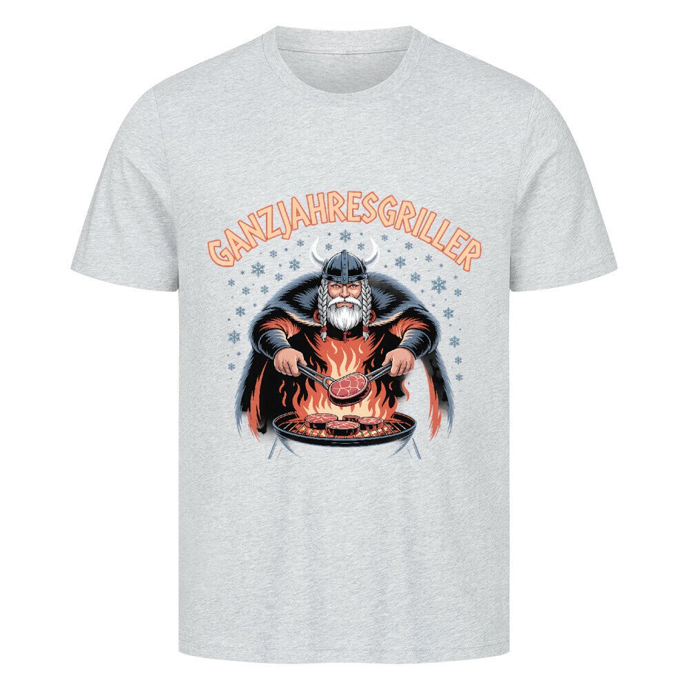 Ganzjahresgriller - Wikinger - HigherBlanks Premium T-Shirt | T-Shirt | Meatware