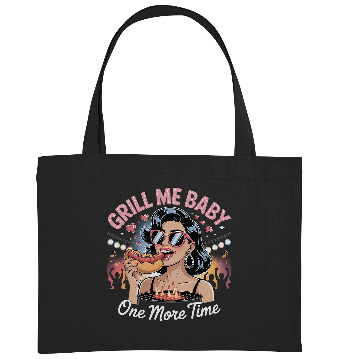 Grill Me Baby – One More Time - Organic Shopping - Bag - Organic Shopping - Bag | Taschen | Meatware