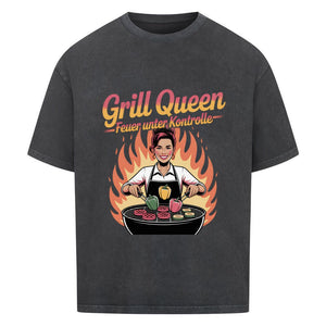 Grill Queen – Feuer unter Kontrolle - VACANCY Oversized Shirt | T-Shirt | Meatware