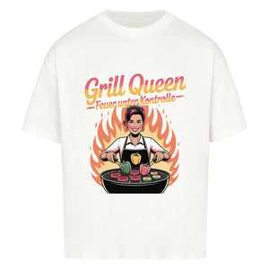 Grill Queen – Feuer unter Kontrolle - VACANCY Oversized Shirt | T-Shirt | Meatware