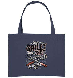 Hier grillt der Chef - Organic Shopping - Bag | Taschen | Meatware