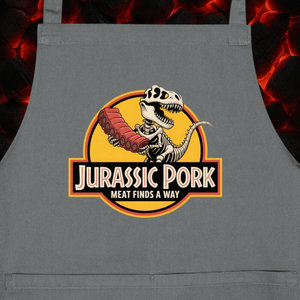 Jurassic Pork – Meat Finds a Way - Grillschürze | Apron | Meatware