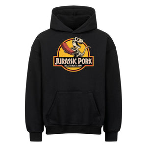 Jurassic Pork – Meat Finds a Way - VACANCY Oversized Hoodie | Hoodie | Meatware