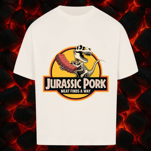 Jurassic Pork – Meat Finds a Way - VACANCY Oversized Shirt | T-Shirt | Meatware