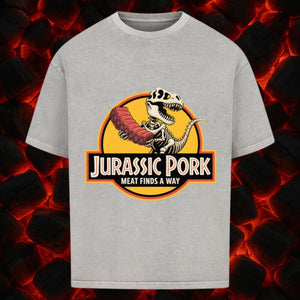 Jurassic Pork – Meat Finds a Way - VACANCY Oversized Shirt | T-Shirt | Meatware