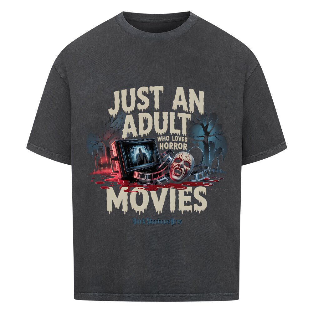 Just an Adult Who Loves Horror Movies Oversized Shirt - VACANCY Oversized Shirt | T-Shirt | Meatware