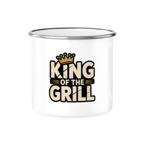 King of the Grill - Emaille Tasse | Mug | Meatware