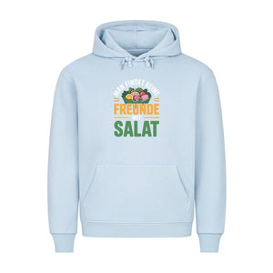 Man findet keine Freunde mit Salat - HigherBlanks Premium Hoodie | Hoodie | Meatware