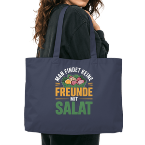 Man findet keine Freunde mit Salat - Organic Shopping - Bag | Taschen | Meatware