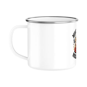 Meat, Beer & Rock N roll - Emaille Tasse | Mug | Meatware