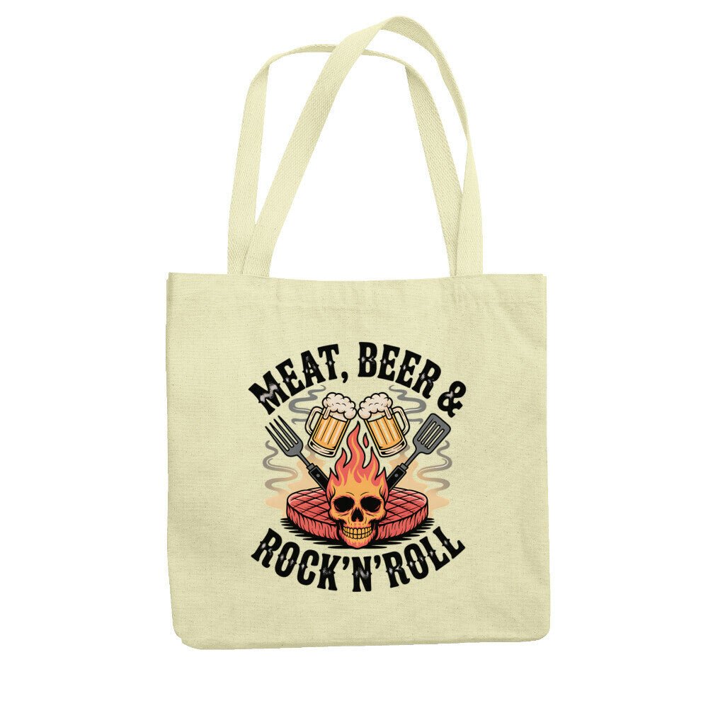 Meat, Beer & Rock N roll - Jutebeutel | Bag | Meatware