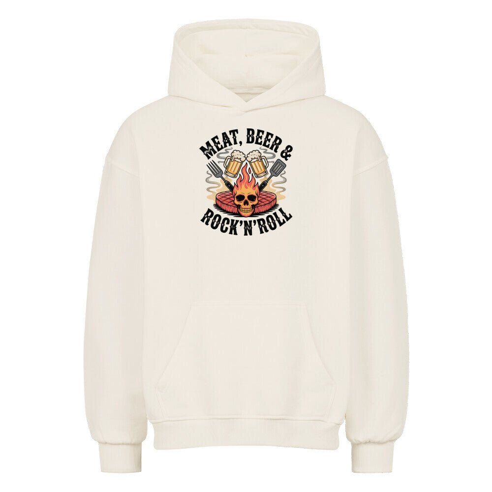 Meat, Beer & Rock N roll - VACANCY Oversized Hoodie | Hoodie | Meatware