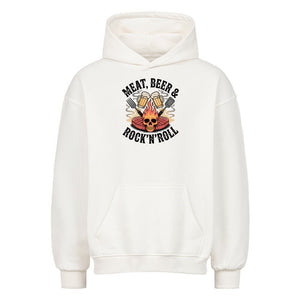 Meat, Beer & Rock N roll - VACANCY Oversized Hoodie | Hoodie | Meatware