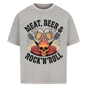 Meat, Beer & Rock N roll - VACANCY Oversized Shirt | T-Shirt | Meatware