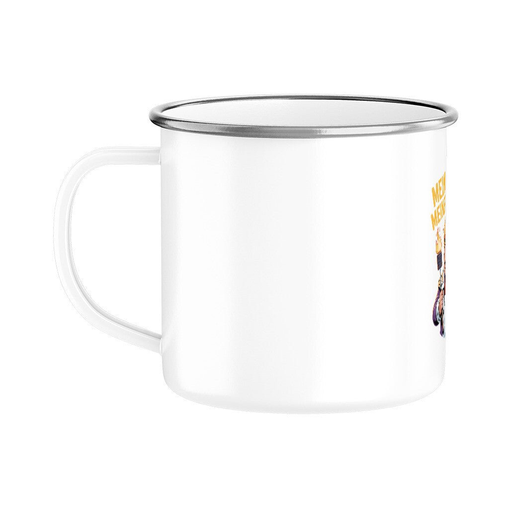 Mein Grill, meine Regeln - Emaille Tasse | Mug | Meatware