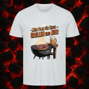 Mein Plan für Heute - Grillen und Bier - HigherBlanks Premium T-Shirt | T-Shirt | Meatware