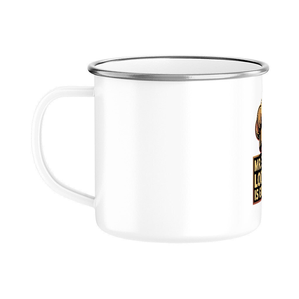 Mr. Good Lookin’ is Grillin’ – Emaille Tasse | Mug | Meatware